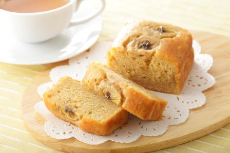 冷やして食べるバナナケーキ！