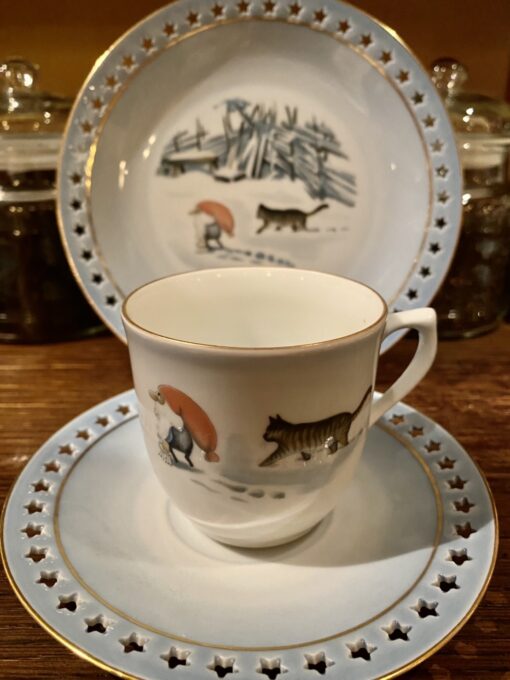 カップ＆ソーサ『妖精トムテとキツネ』